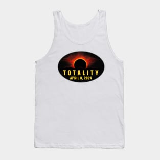 April 8 2024 totality Sun Eclipse Solar Moon Tank Top